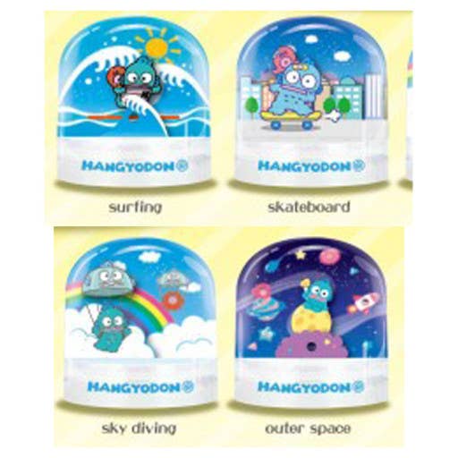 K_Wonderland - Wholesale Figurine Toy - Kids - Sanrio Hangyodon mini Snow ball Gacha Random Capsule