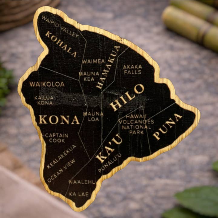 Oahu Steden-Hilo voor wholesale door Bamboo Wood Stickers