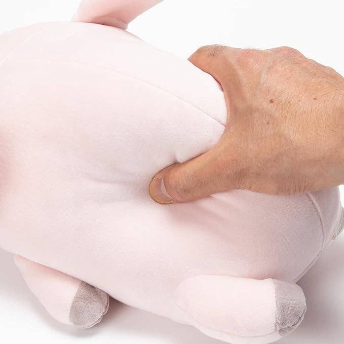 Greeting Life America - Wholesale Stuffed/Plush Toy - Kids & Baby - LIV HEART Premium Nemu Nemu Bolster 38983-21 Pig