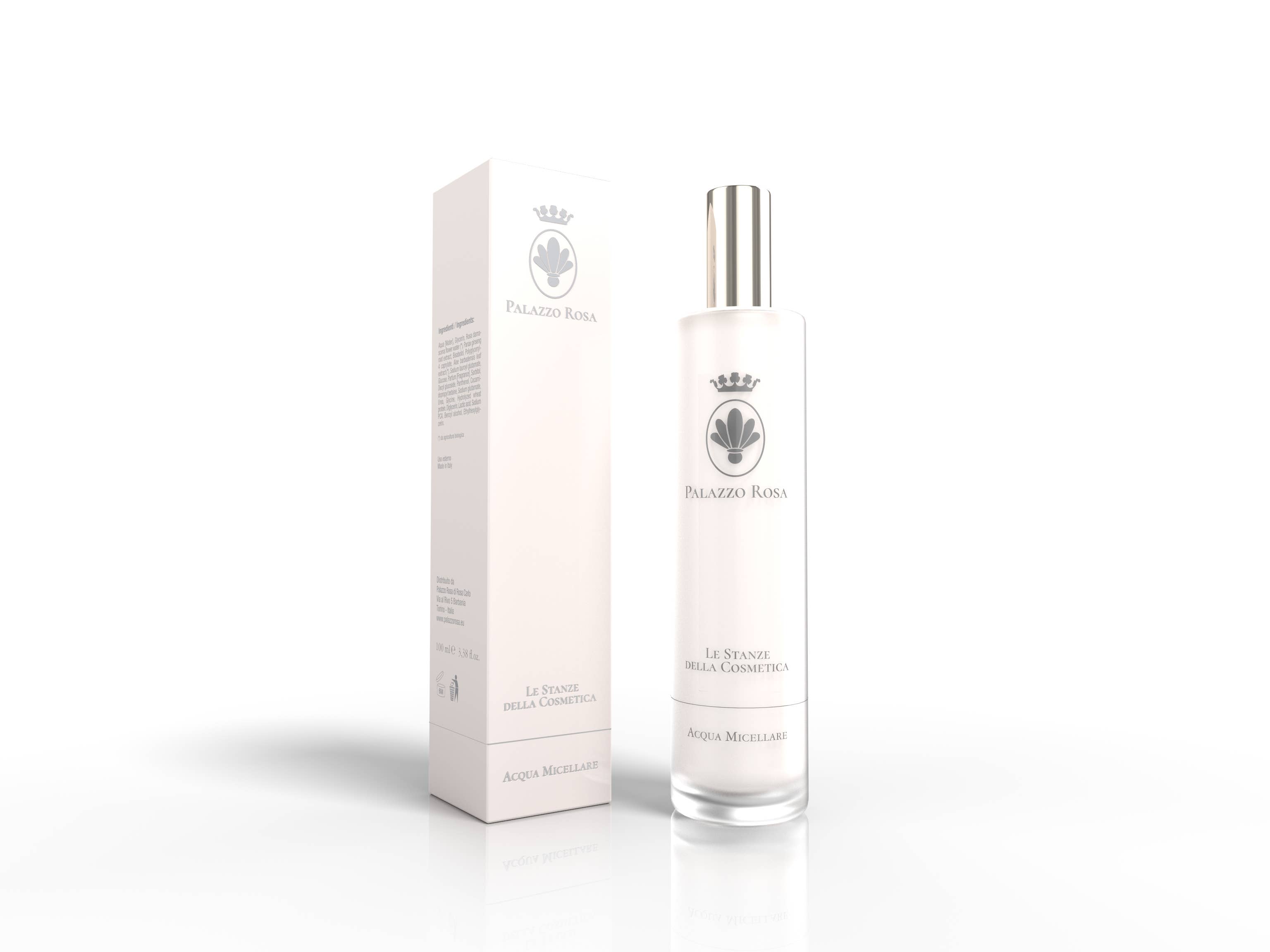 PALAZZO ROSA LE STANZE DELLA COSMETICA – wholesale Facial cleanser – Natural and organic makeup remover micellar water made in Italy1