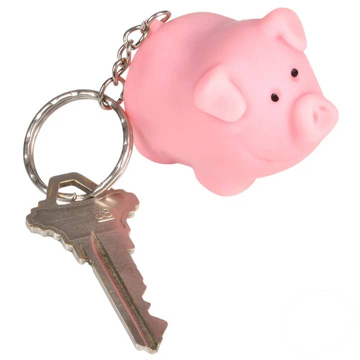 PR GROUPS LLC - Wholesale Keychain - Unisex - Pooping Pig Kids Keychain