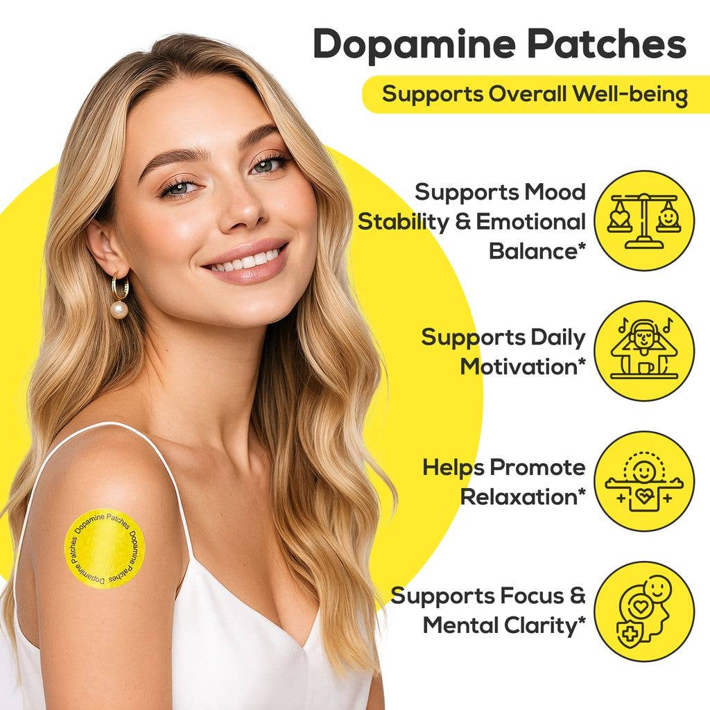 HARMONIFY - Wholesale Topical Wellness Patches - HARMONIFY Dopamine Patches – Mood & Motivation Support (30 Pcs)1
