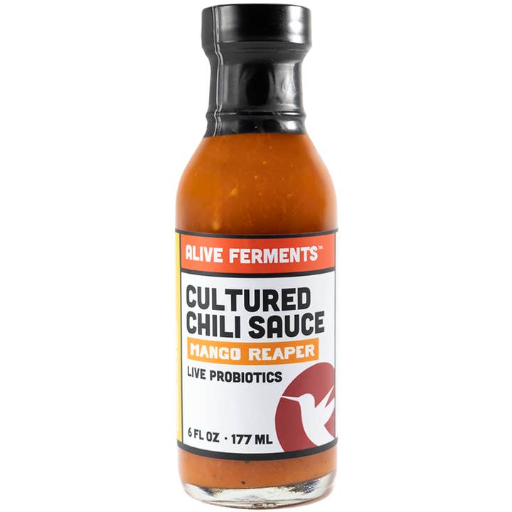 Living Fermented Hot Sauce - Mango Reaper for wholesale by Alive Ferments