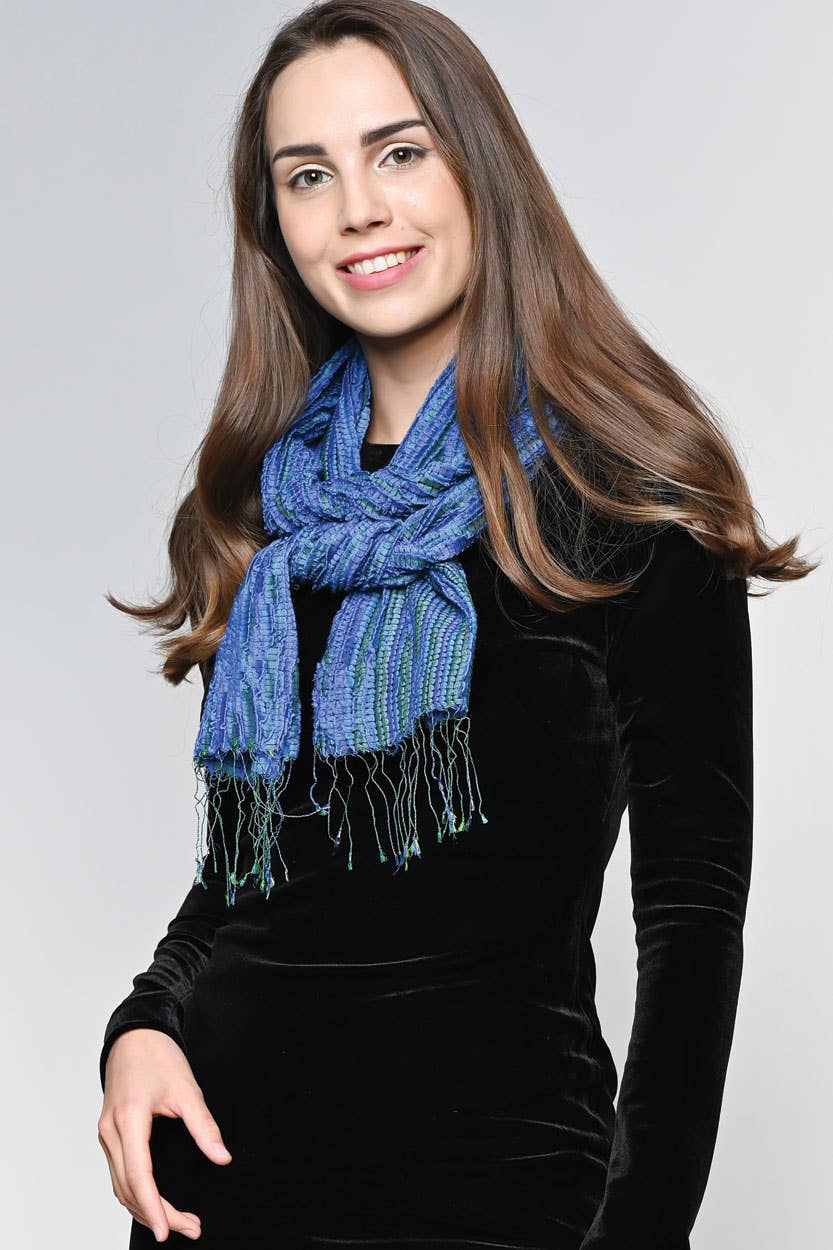 Sevya Handmade - Vente Écharpe – femme - Revati Écharpes en soie et laine26