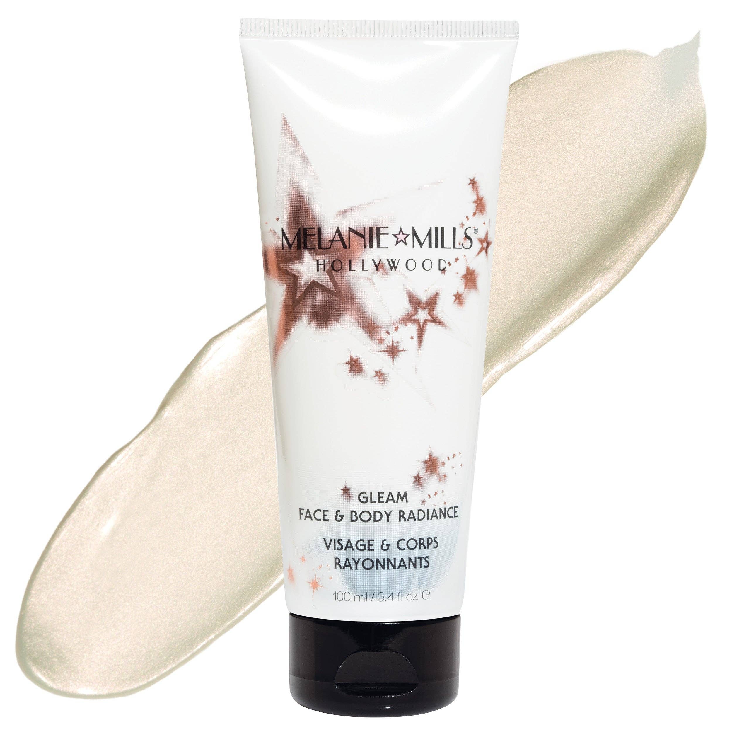 Beauty Goddess - Wholesale Body Glitter/Shimmer - Melanie Mills Hollywood Gleam Body Radiance All In One Makeup, Moisturiser & Glow For Face & Body Opalescence1