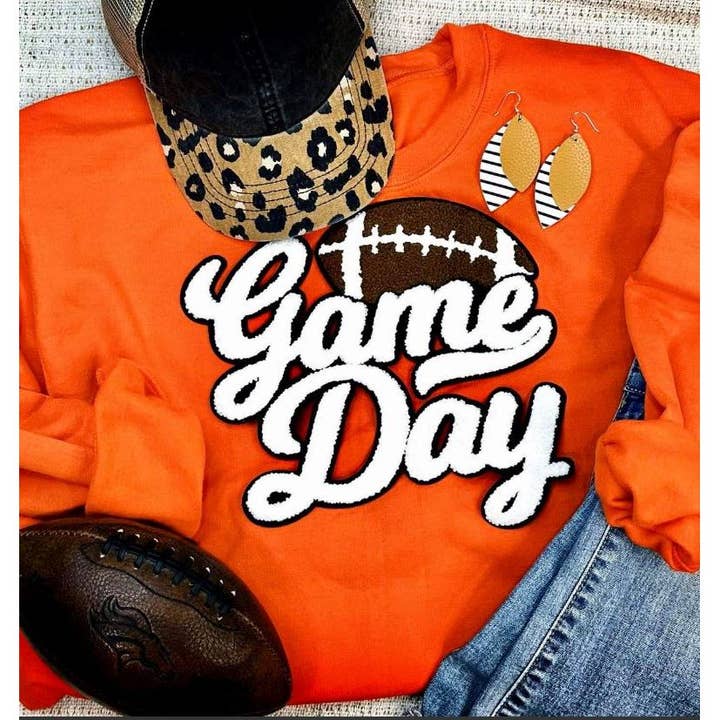 Camisola Chenille GAME DAY - escolha a sua cor por atacado de Sunfire Tees