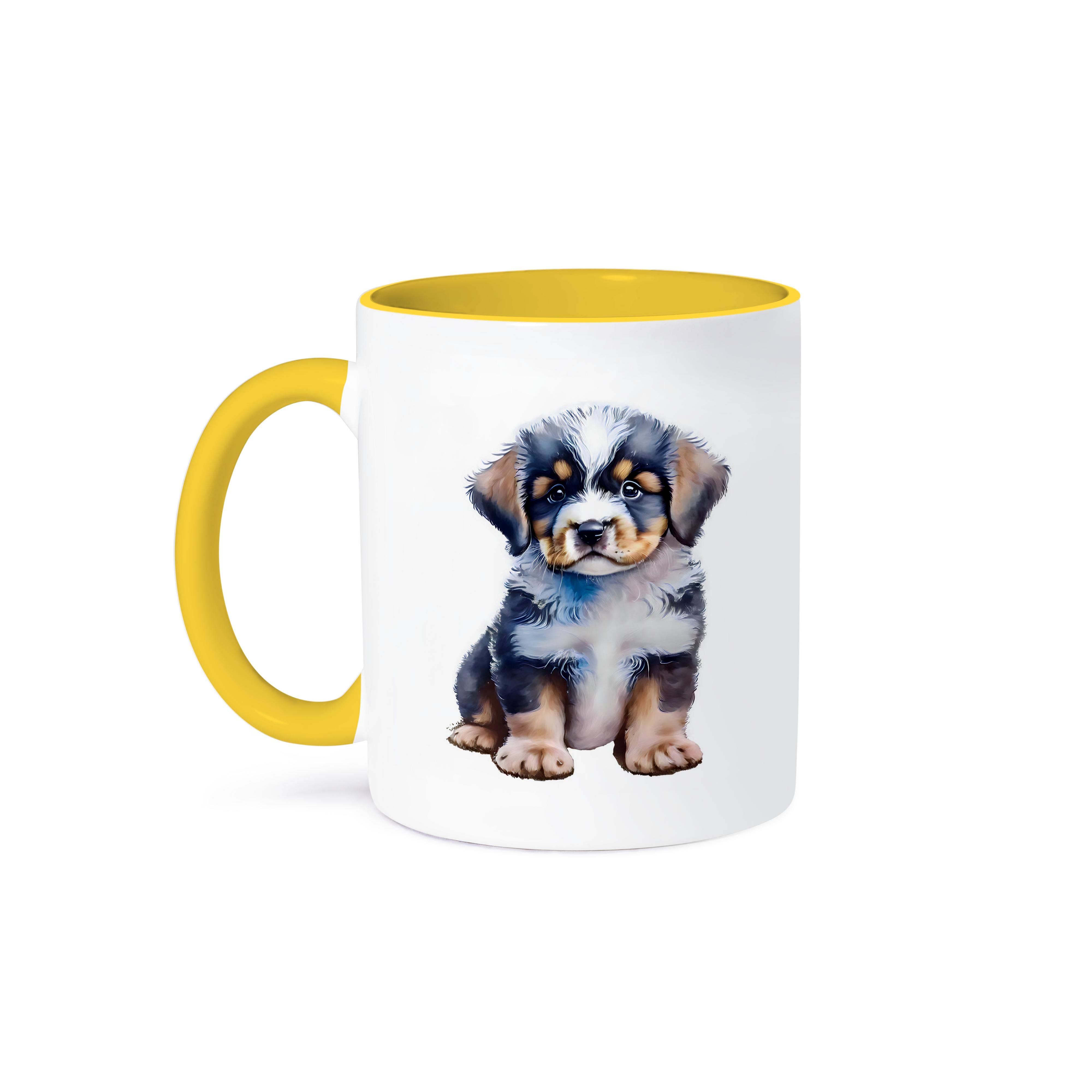 3dRose - Wholesale Coffee Mug - 3dRose, Cute St. Bernard Puppy Illustration, Mug0