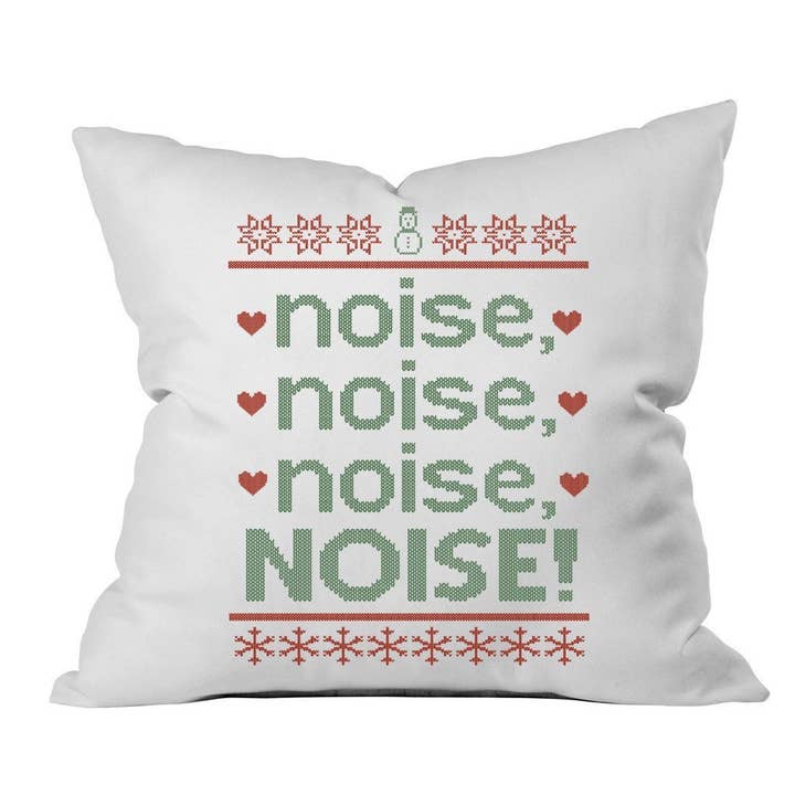 Noise Noise Noise Grinch funda de almohada de Navidad (18 x 18 pulgadas, ruido) regalos de Navidad para venta al por mayor de Oh, Susannah
