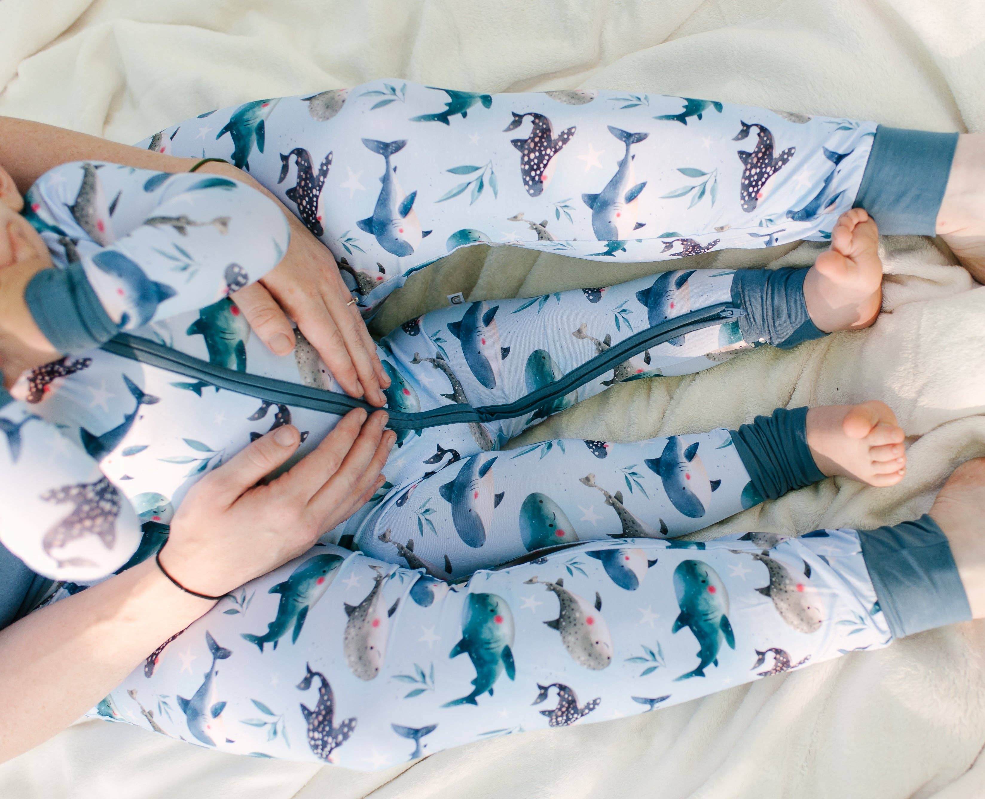 Stay Dreamy - Wholesale Sleepsuit - Baby - Zippy - Snuggle Sharks1
