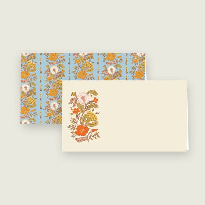 Juego de Tarjetas de Lugar Plegadas Sueño de Flores Silvestres para venta al por mayor de re:mused studio