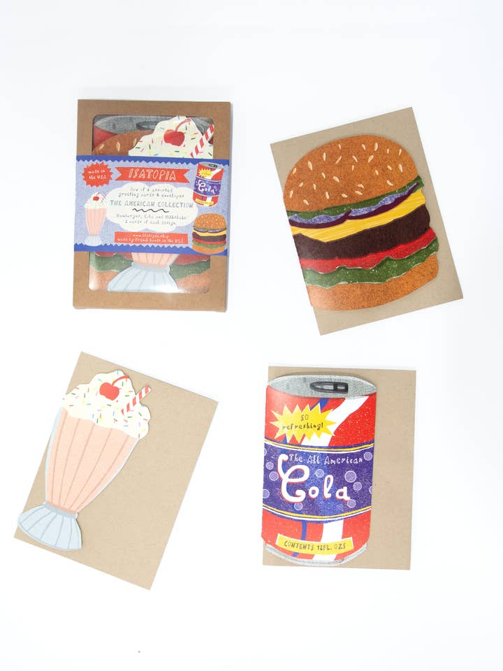 American Collection - Box of 6 Cards for wholesale by Isatopia