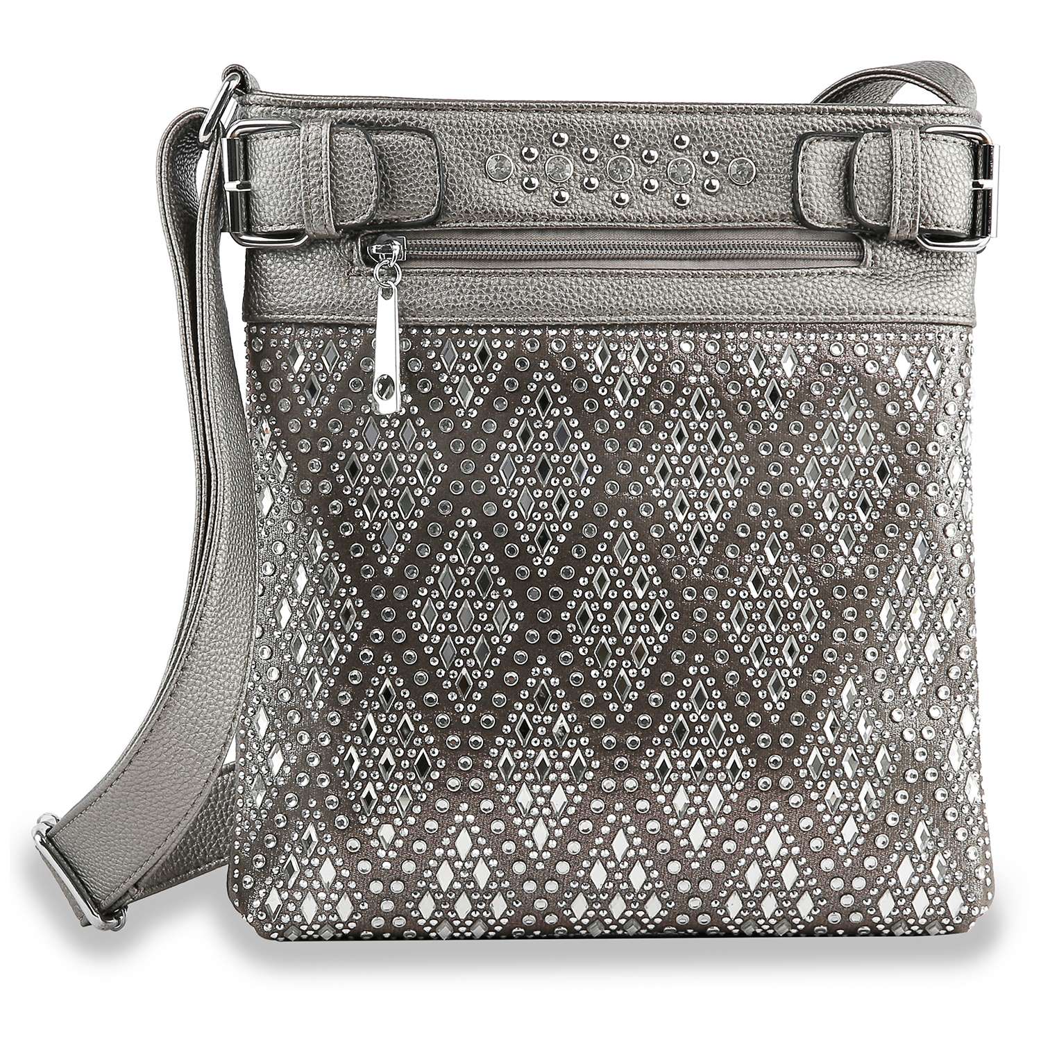 Handbag Express – Engroshandel Crossbodytaske - Dame – Diamond Bling Crossbody Slynge13