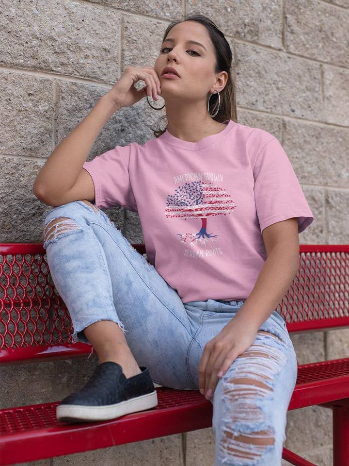 American Grown Serbian Roots Tshirt for wholesale by SmartPrintsInk