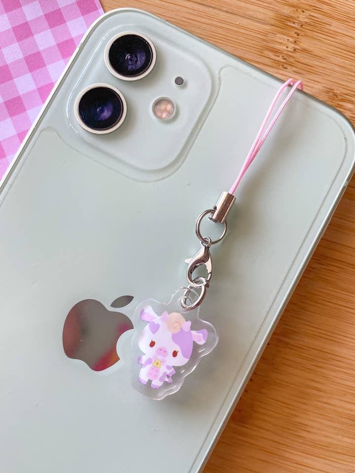 Telefonanhänger „Jolene die Kuh“ für den Großhandel von Basura Gang