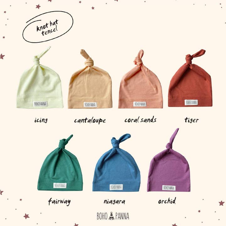 KNOT HAT TENCEL for wholesale by Little Tijn - BohoPanna NL