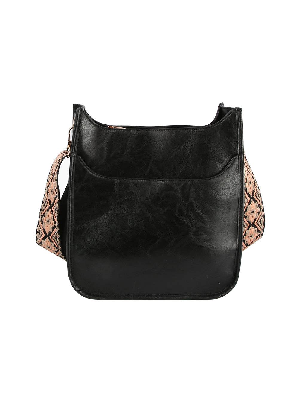Handbag Factory Corp - Vente Sac porté épaule – femme - Sac à bandoulière stylisé avec poche avant4