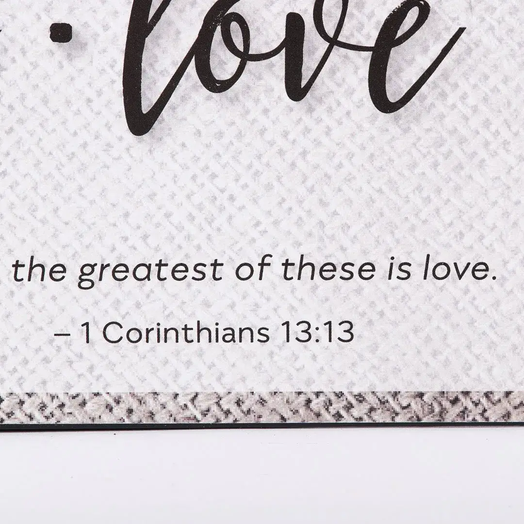 Swanson Christian Products - Wholesale Sign - Wall Decor Metal W/ Rope Faith Hope Love4