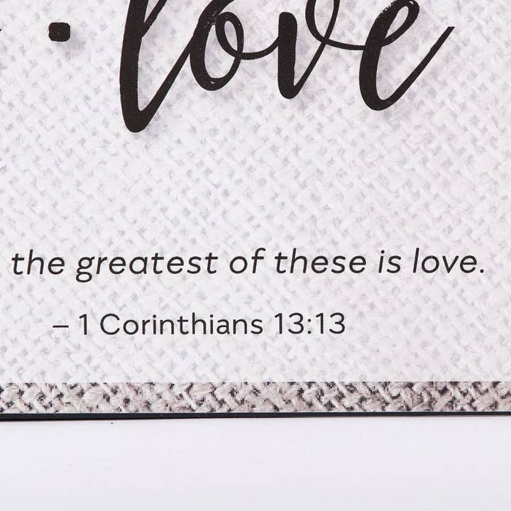 Swanson Christian Products - Wholesale Sign - Wall Decor Metal W/ Rope Faith Hope Love4