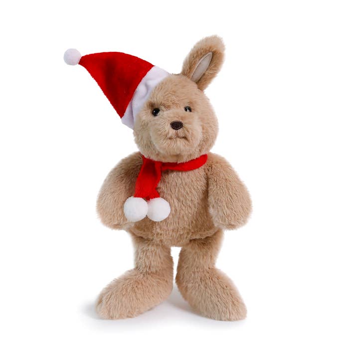 OB Designs Australia - Wholesale Stuffed/Plush Toy - Kids & Baby - Little Roo-dolph Christmas Kangaroo Soft Toy 9.5" / 24cm3