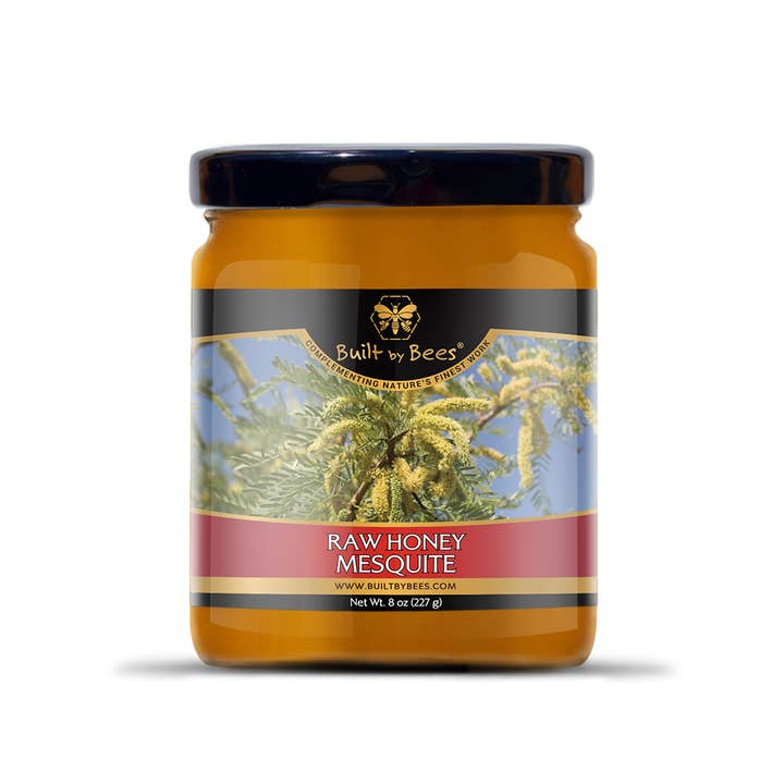 Built by Bees - Wholesale Honey - Raw Mesquite Honey 8 oz