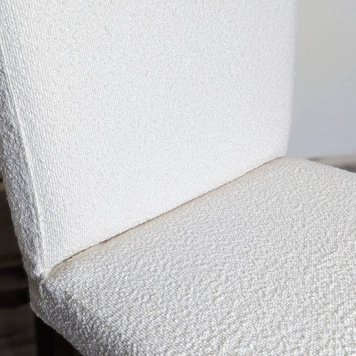 REMOVED BRAND – Großhandel Stuhl-/Sofa-Schonbezug – Boucle Esszimmerstuhlbezüge, naturweiß, kompatibel mit IKEA Henriksdal, 2er-Set5