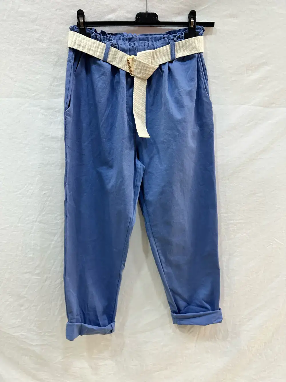 Mimi & Gogo – wholesale Pants – Women's – Carrot pants with belt @25720_PaCarotteCeinture3