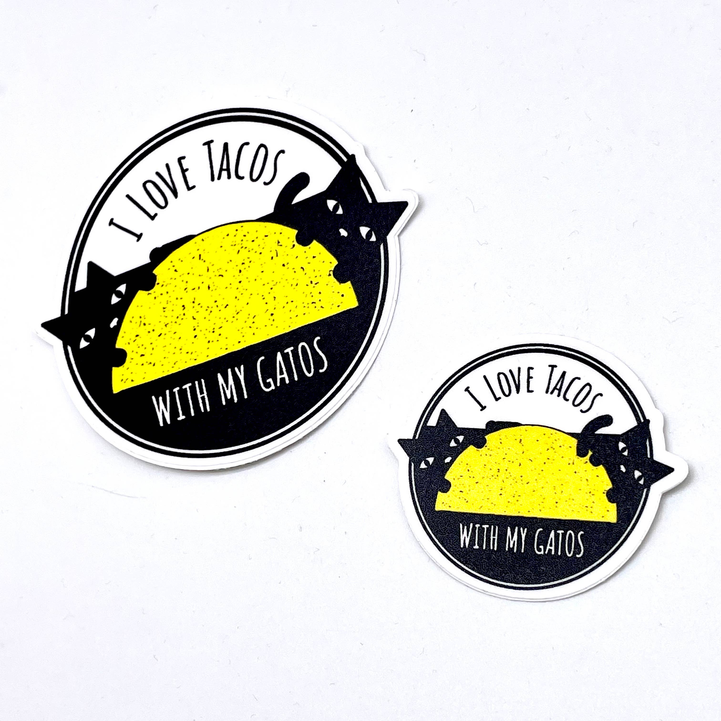 Metal the Brand – Engroshandel Klistermærke – Tacos med min Gatos - Sticker3