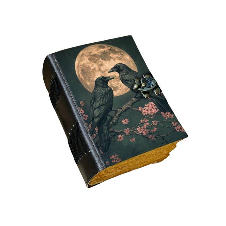 Billion Brothers - Wholesale Journal/Diary - Original Raven Leather Journal Gothic Grimoire Tarot Book2