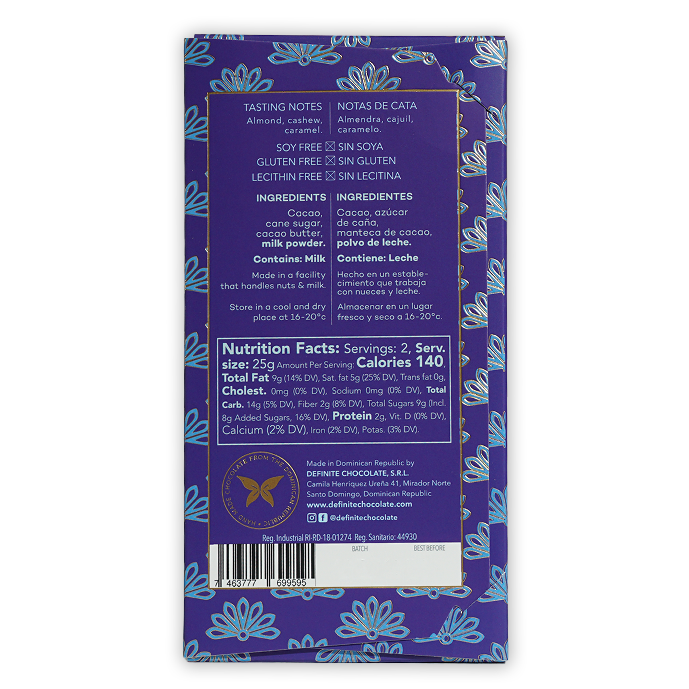 Bar & Cocoa Chocolate - Wholesale Chocolate Bar - Definite Dark Milk Chocolate 55%1