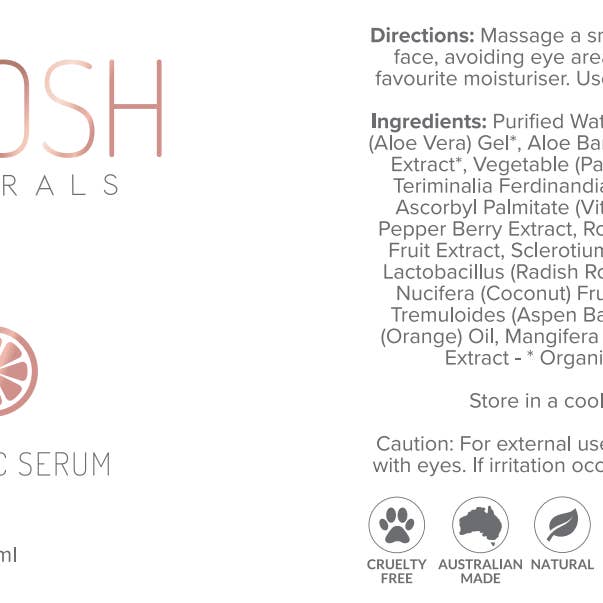Moosh Naturals - Wholesale Facial serum/concentrate - VITAMIN C SERUM3