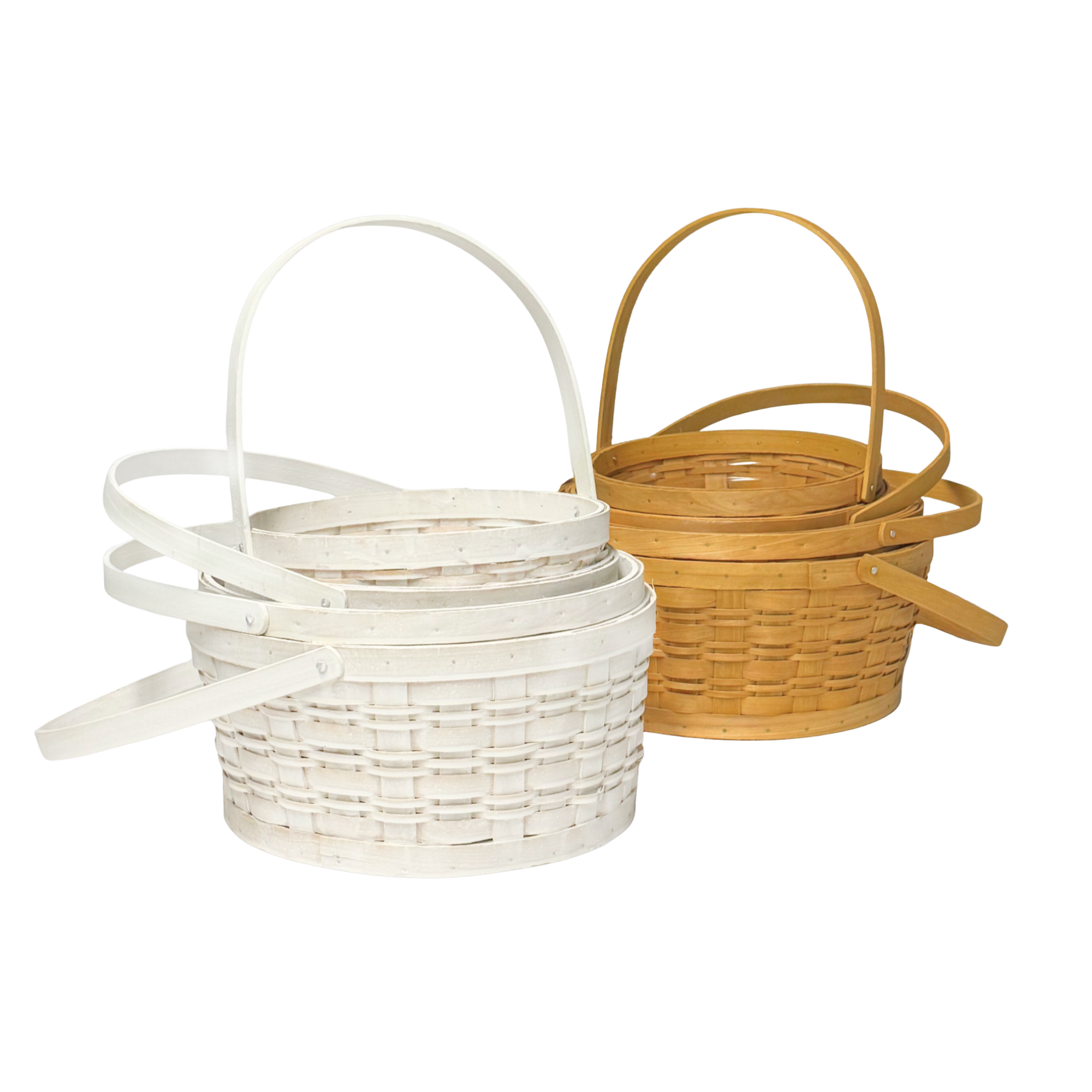 Jacobson - Wholesale Basket - Woodchip Baskets with Movable Handles - Set of 41