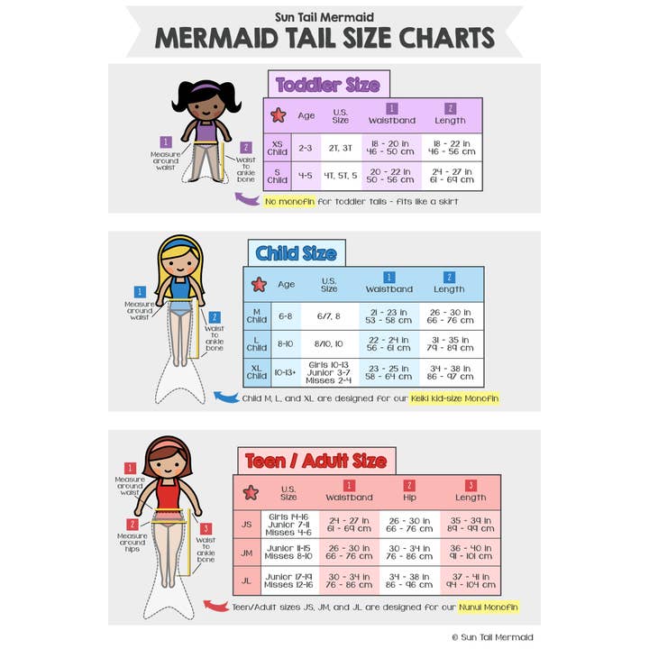 Sun Tail Mermaid - Wholesale Costume - Kids - Seven Seas Toddler Mermaid Tail clothing for kids and toddlers