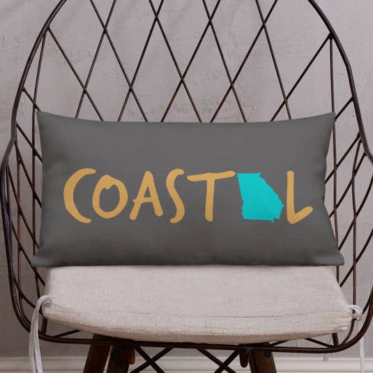 Coastal Georgia™ Beach Accent Pillow for wholesale by Coastal & Midwest State of Mind