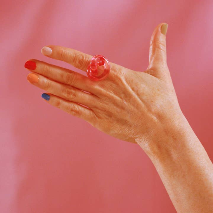 REMOVED BRAND - Wholesale Cocktail/Statement Ring - Pretzel Ring12