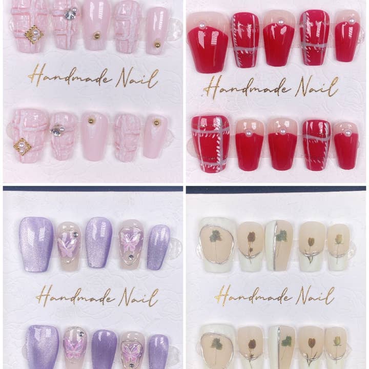 Kit de faux ongles de luxe faits main – Le cadeau de vacances parfait pour la vente par Kedem Herbs Canada