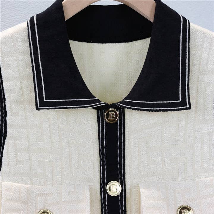 Marayn - Wholesale Dress - Women's - Chic Colorblock Knit Dress Summer ALine Style8