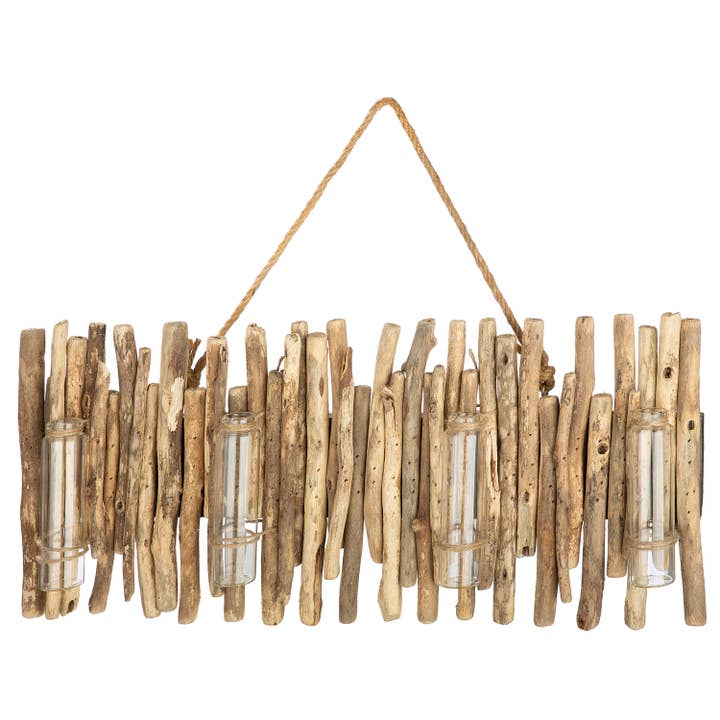 Colgante, jarrón Yakarta color natural H. 20 cm, VE 3 para venta al por mayor de Gilde Handwerk Macrander GmbH & Co. KG