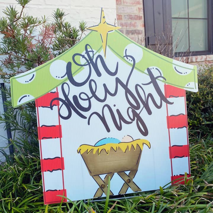 Lovely Reese - Wholesale Outdoor Sign - Oh Holy Night 0