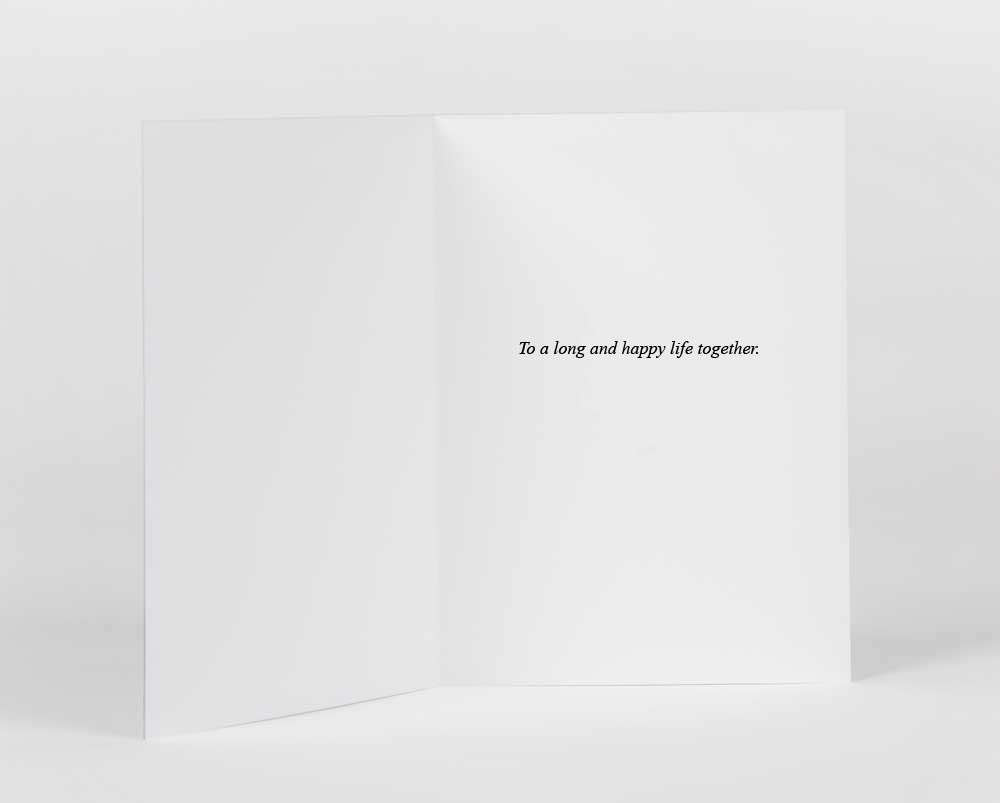 Potluck Press – Großhandel Hochzeitskarte – Eine Hochzeitstoast-Grußkarte1