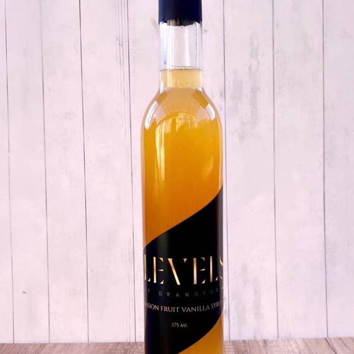 Levels of Grandeur - Wholesale Cocktail Mix/Syrup - Passion Fruit Vanilla Syrup2