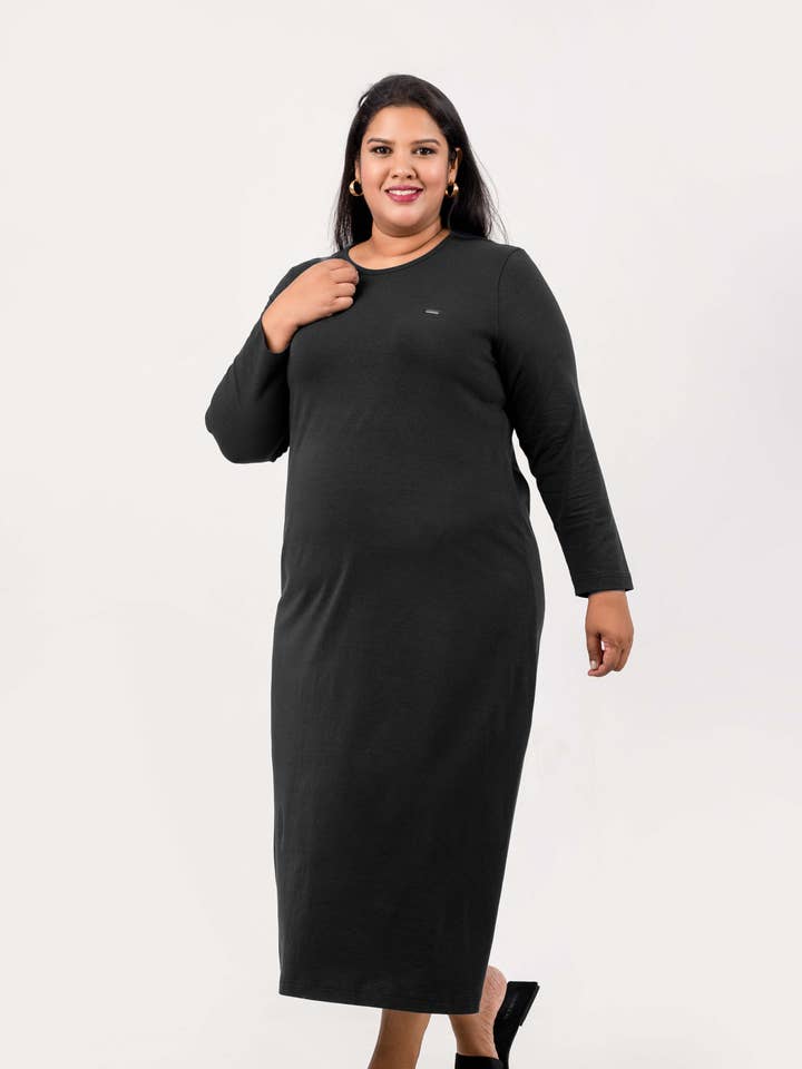 Ladies Casual Dress - Long Sleeve for wholesale by Double XL