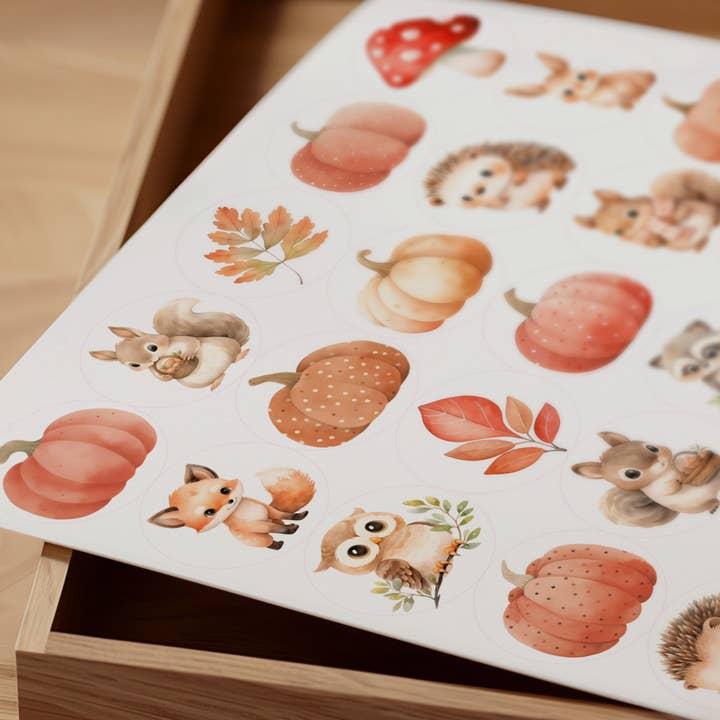 Sticker Varia - Wholesale Sticker - Sticker Sheet Autumn Days & Pumpkins1