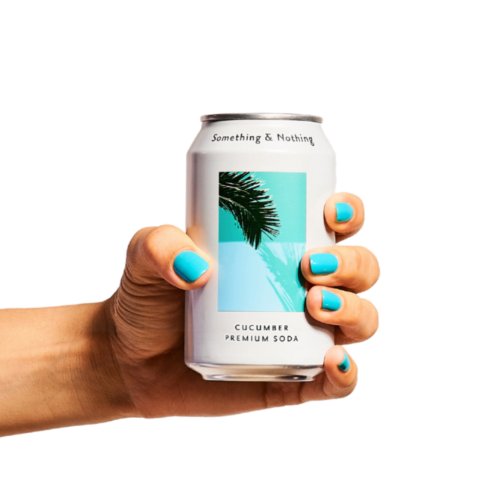Something & Nothing - Wholesale Soda/Carbonated Drink - Cucumber Premium Soda (Case of 12)1