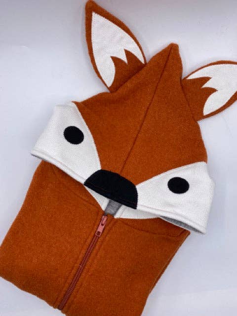 Giacca da trekking Fox «Orange & Light Grey» pronta per la spedizione immediata - Milli Wonka per la vendita all'ingrosso da parte di Milli Wonka