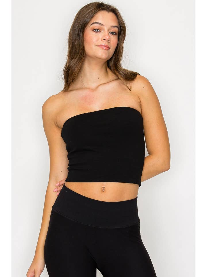 Double Layered Cropped Tube Top and other Purchase Wholesale double layered top. Free Returns & Net 60 Terms on Faire trending on Faire.
