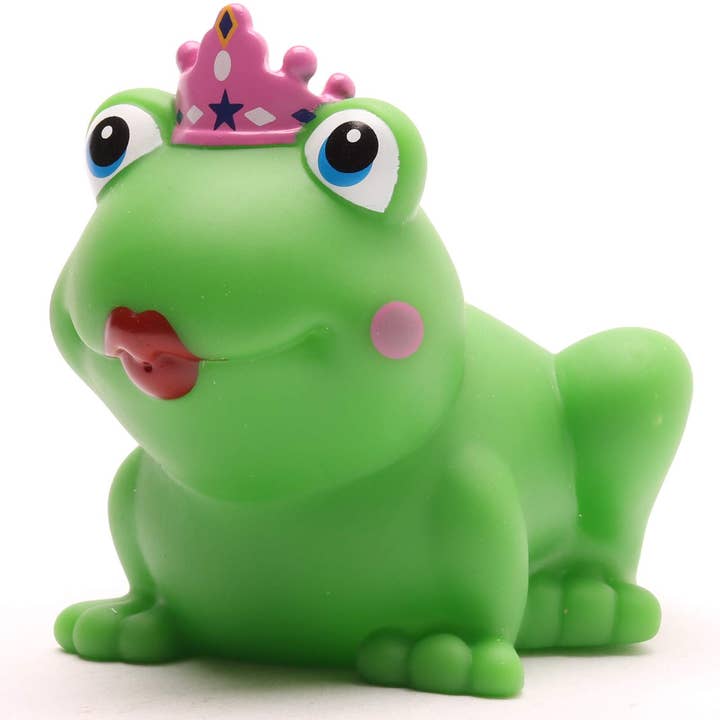 Duckshop - Wholesale Bath Toy - Baby - Frog queen with pink crown - bath toy