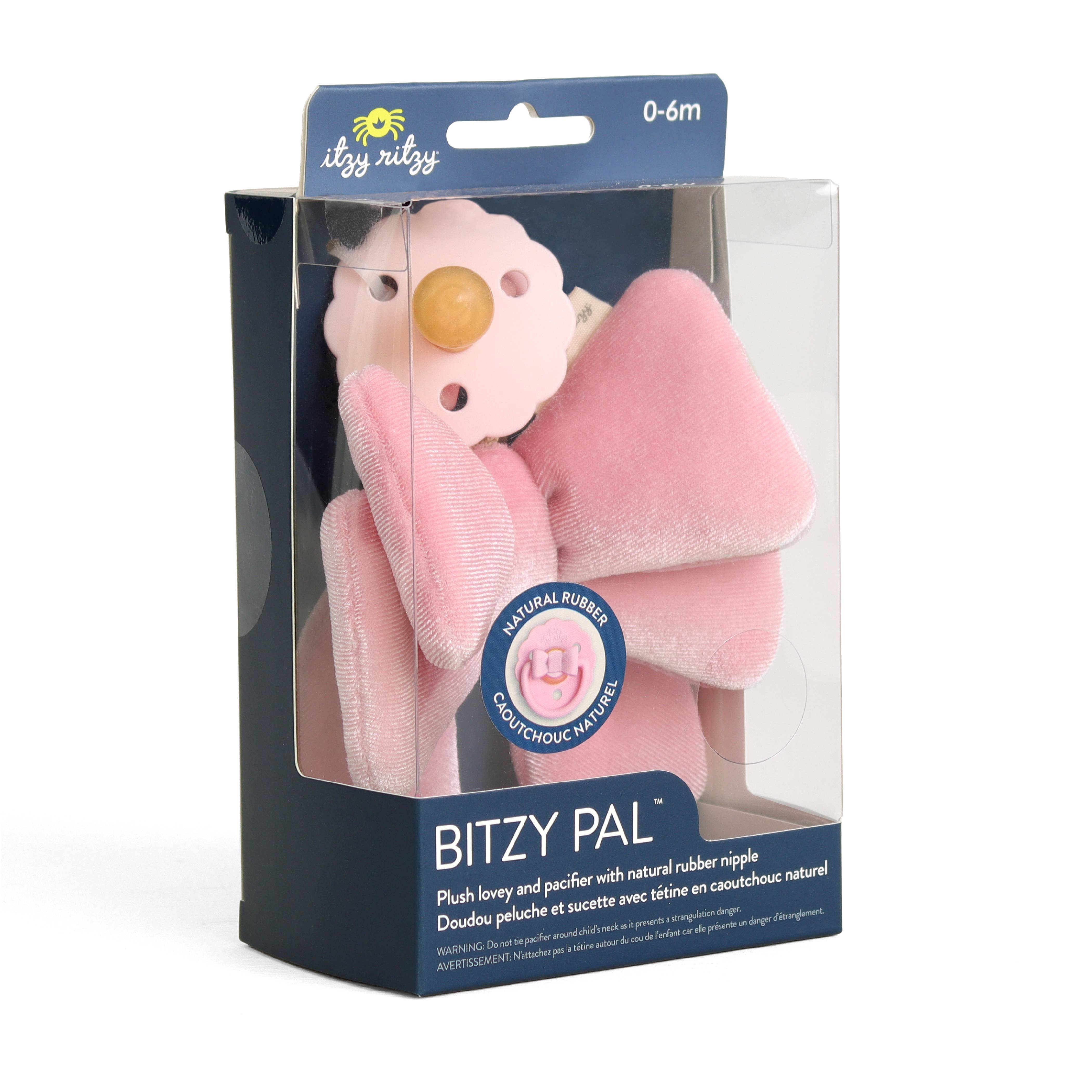 Itzy Ritzy - Wholesale Pacifier - Baby - *NEW OPTIONS* Bitzy Pal Natural Rubber Pacifier & Plush22