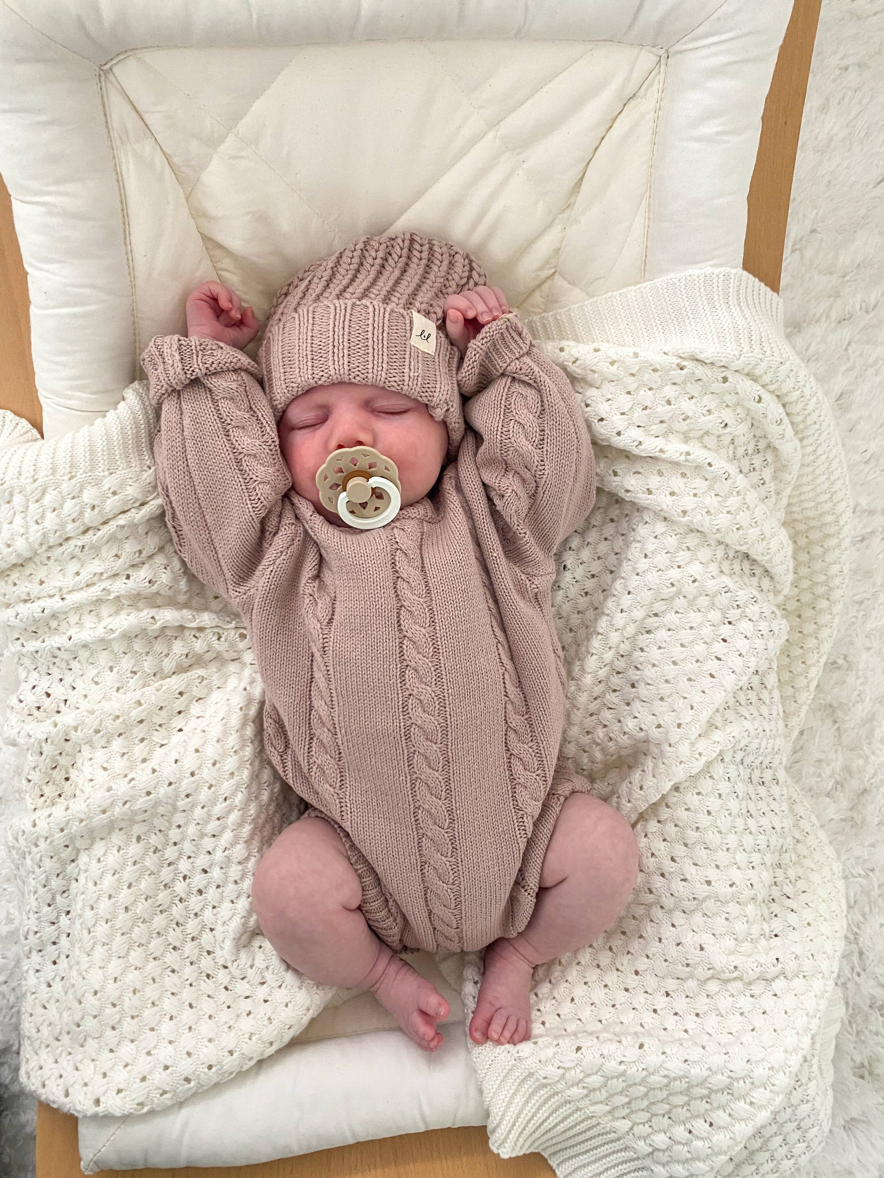 Pétale poussiéreux Combishort en maille torsadée - Dusty Petal en vente sur Faire