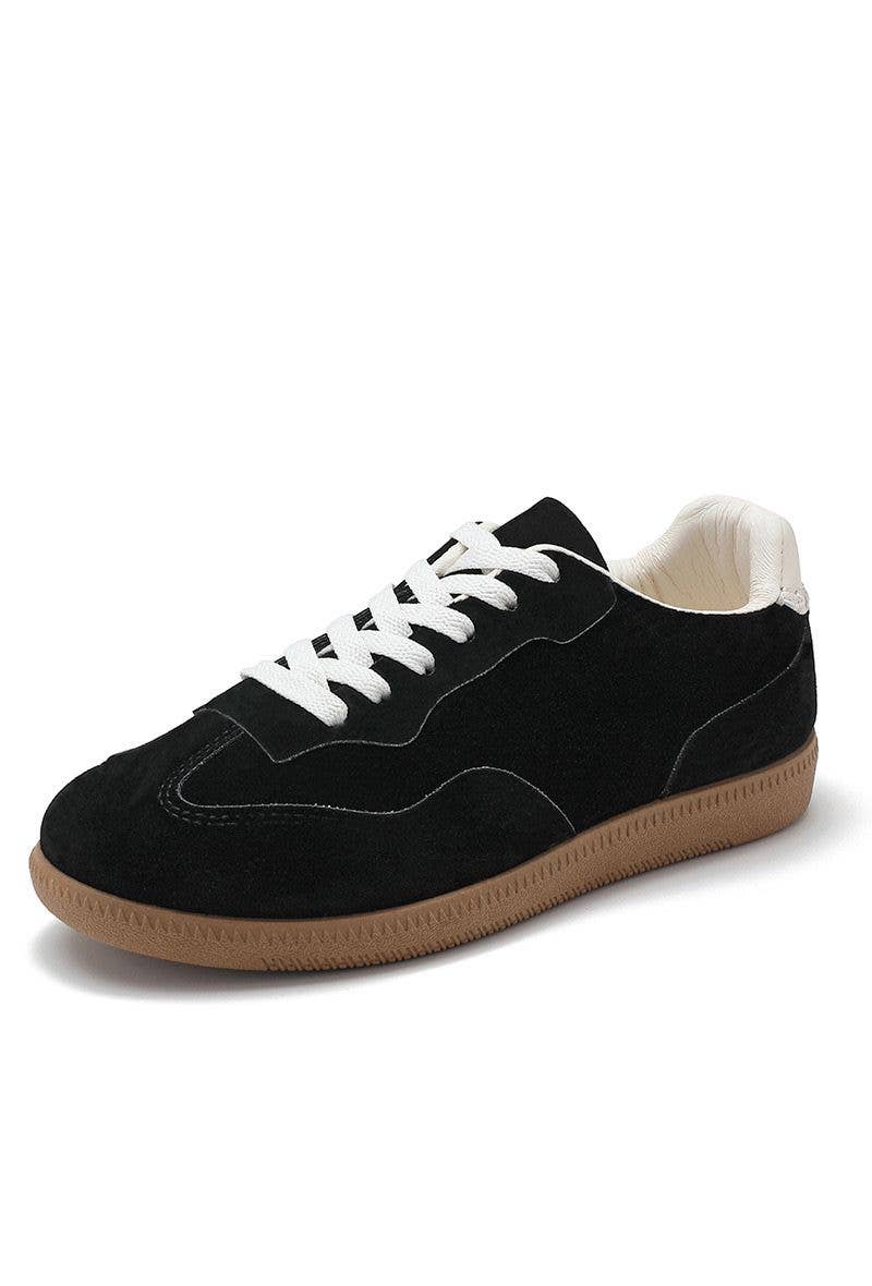 No Doubt Shoes - Wholesale Lifestyle Sneakers - Women's - WOMEN'S FAUX SUEDE CASUAL GUM SOLE SNEAKERS7