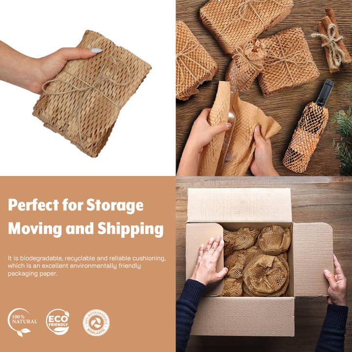 Kis Paper - Wholesale Wrapping Paper Roll - 2pcs Honeycomb 15x3580 inches Wrapping Paper Roll3